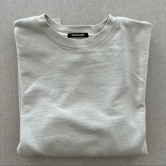 TALENTLESS Unisex Cotton Crewneck Sweatshirt - Picture 3 of 5